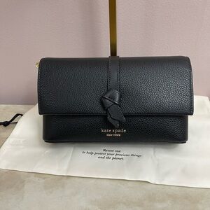Kate Spade Black Pebbled Leather Crossbody Bag